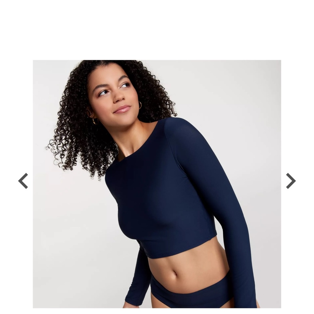 CALIA Women's Swim Cropped Rashguard - Picture 2 of 6
